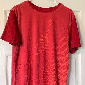 Jordan logo red t shirt